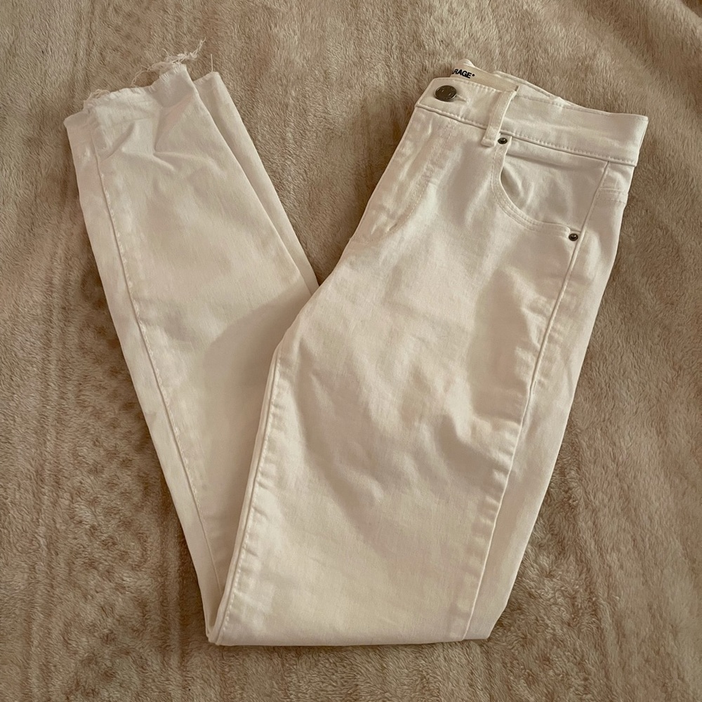 Garage White Skinny Jeans